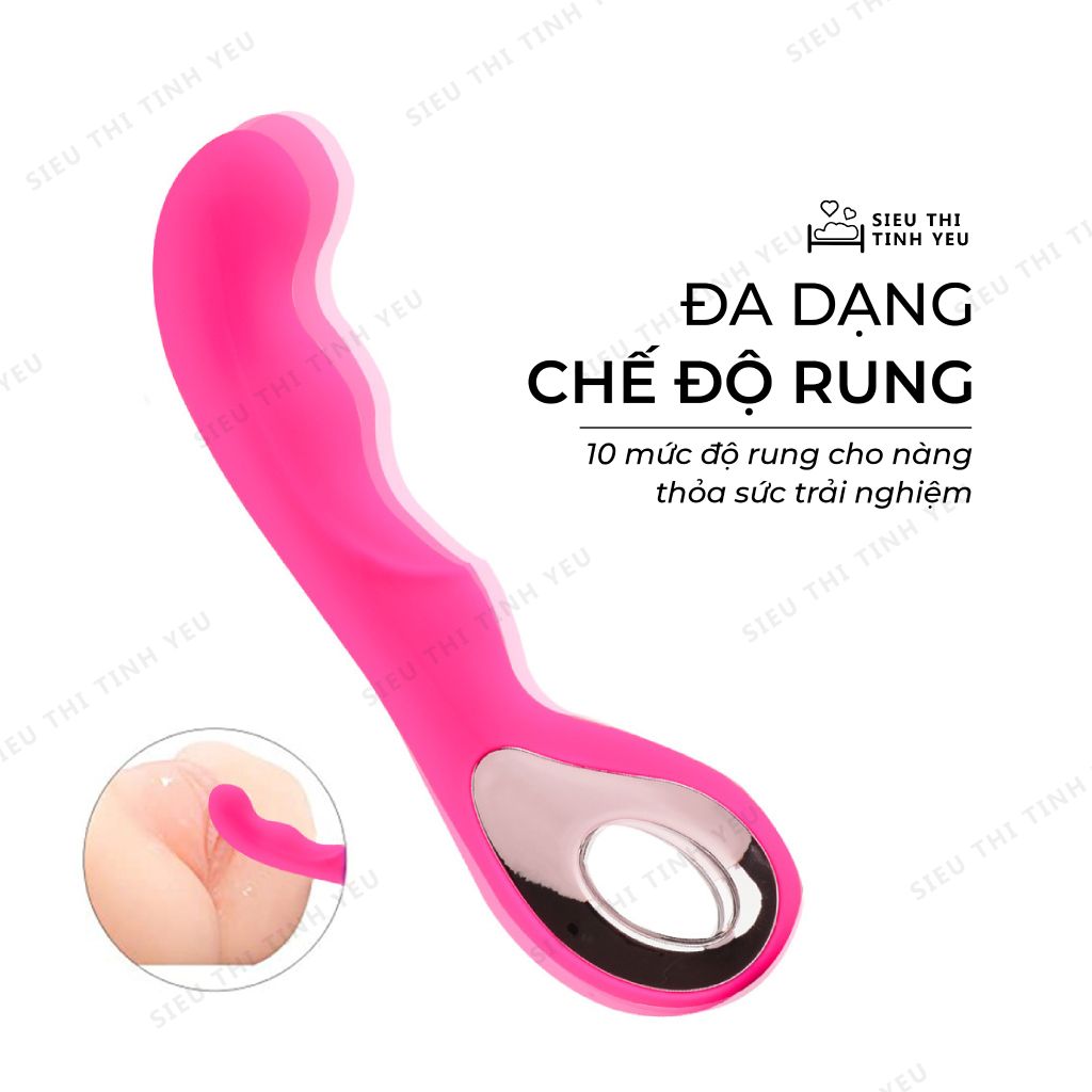 Máy Massage điểm G Anna Leahso 10 chế độ rung dùng pin sạc