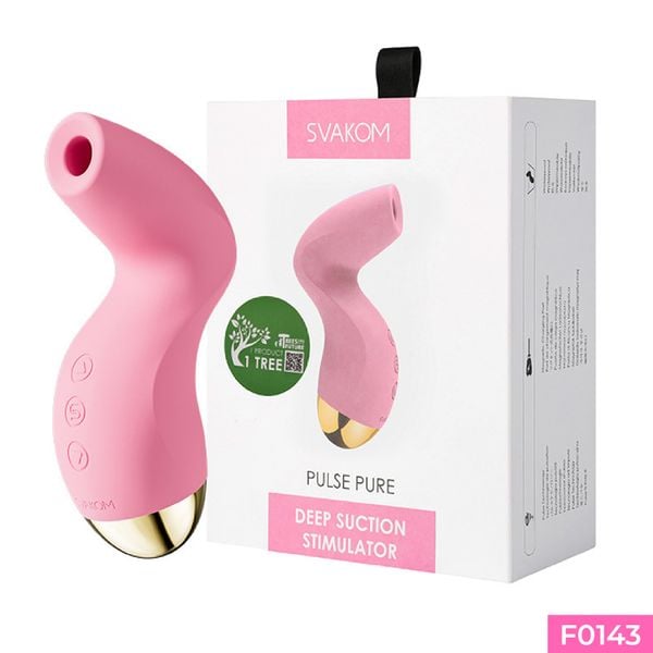 Máy Massage Svakom Pulse Pure kích thích điểm G hút 5 chế độ dùng pin sạc