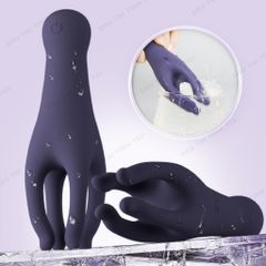 Máy massage ngón tay Yunman 10 chế độ rung dùng pin sạc
