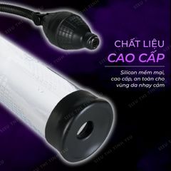 Máy tập dương vật Powerup tím bơm tay