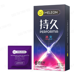 Bao cao su Meleon Performa Ice and Fire kéo dài thời gian lửa băng Hộp 12 cái