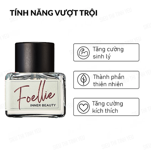 Nước hoa vùng kín Foellie Eau De BonBon màu trắng chai 5ml