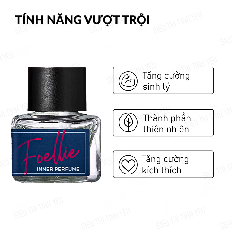 Nước hoa vùng kín Foellie Eau De Vogue màu xanh chai 5ml