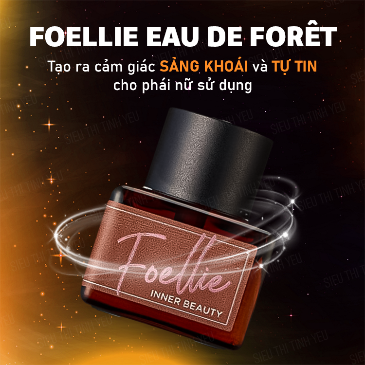 Nước hoa vùng kín Foellie Eau De Forêt màu nâu chai 5ml