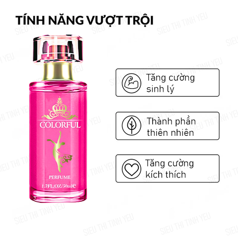 Nước hoa Colorful Perfume cho nữ chai 50ml