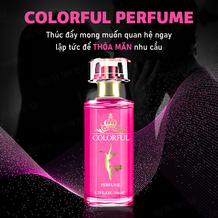 Nước hoa Colorful Perfume cho nữ chai 50ml