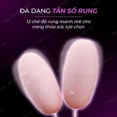 Trứng rung Durex Play Dual-Head Vibrating Egg 2 đầu 12 chế độ rung dùng pin
