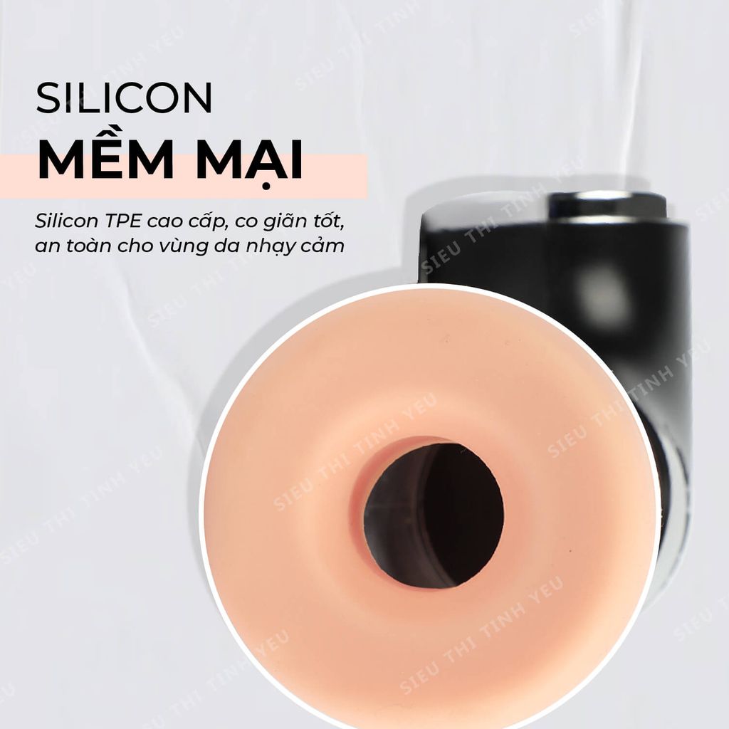 Máy tập dương vật Youcups Smart Pump Big Men tự động pin sạc