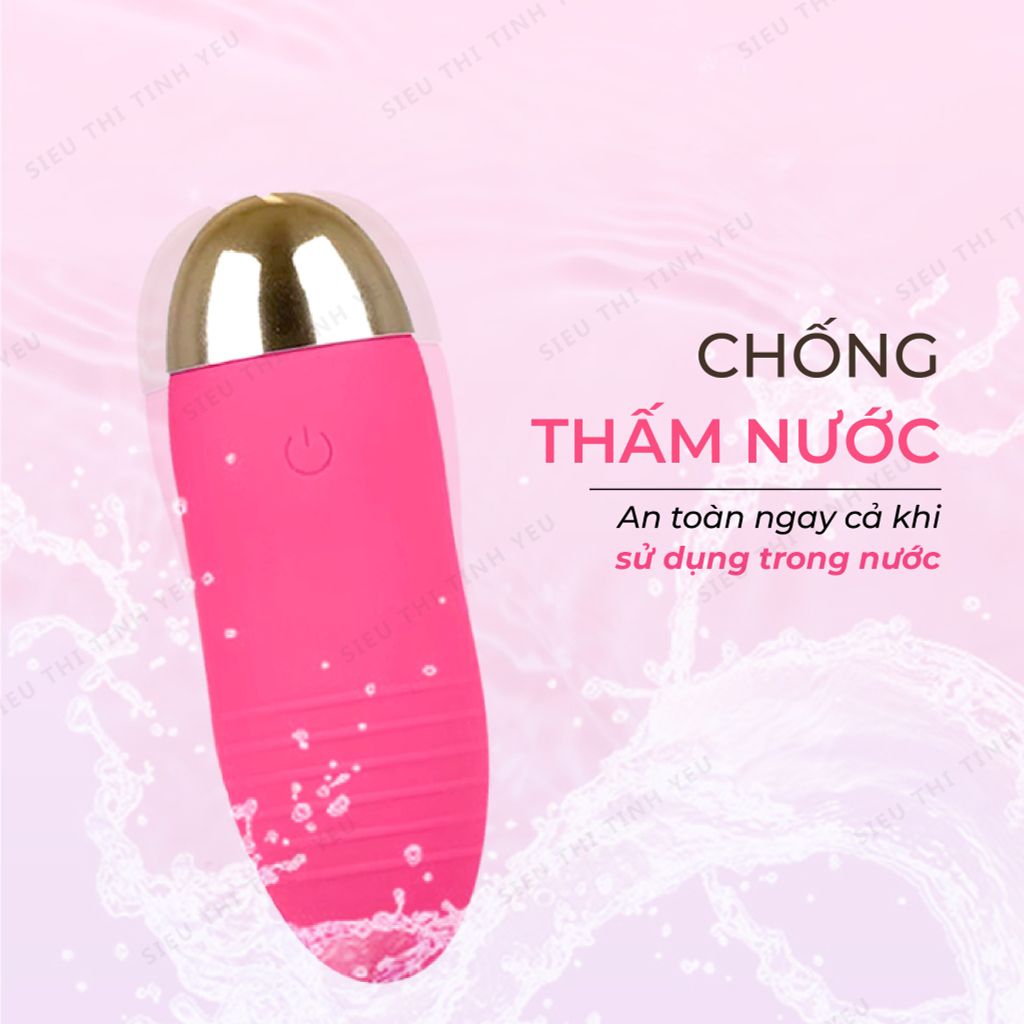 Trứng rung Man Nuo điều khiển từ xa 10 chế độ rung dùng sạc