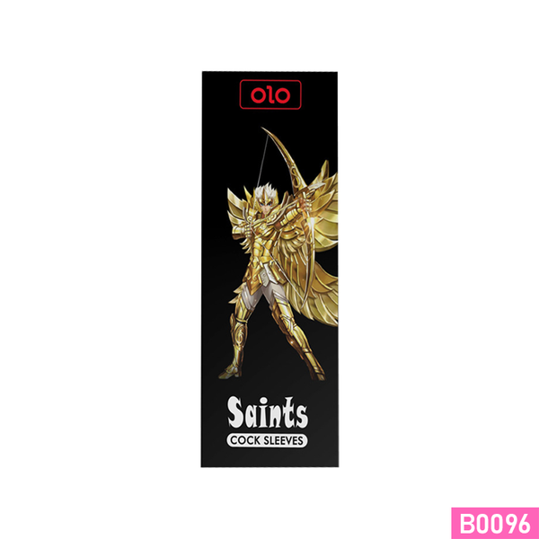 Bao cao su OLO Black Saints dài 12.5cm hở thân có rung ở gốc