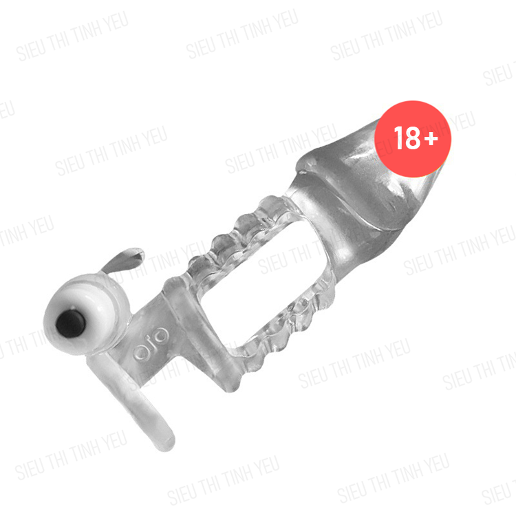 Bao cao su OLO Black Saints dài 12.5cm hở thân có rung ở gốc