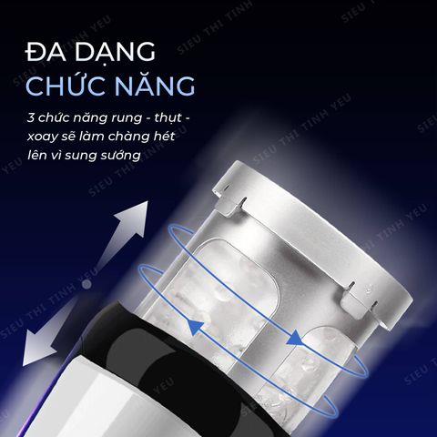 Âm đạo giả dính tường Ailighter Katerina IV có rung thụt xoay ngoáy đa chế độ có âm thanh pin sạc