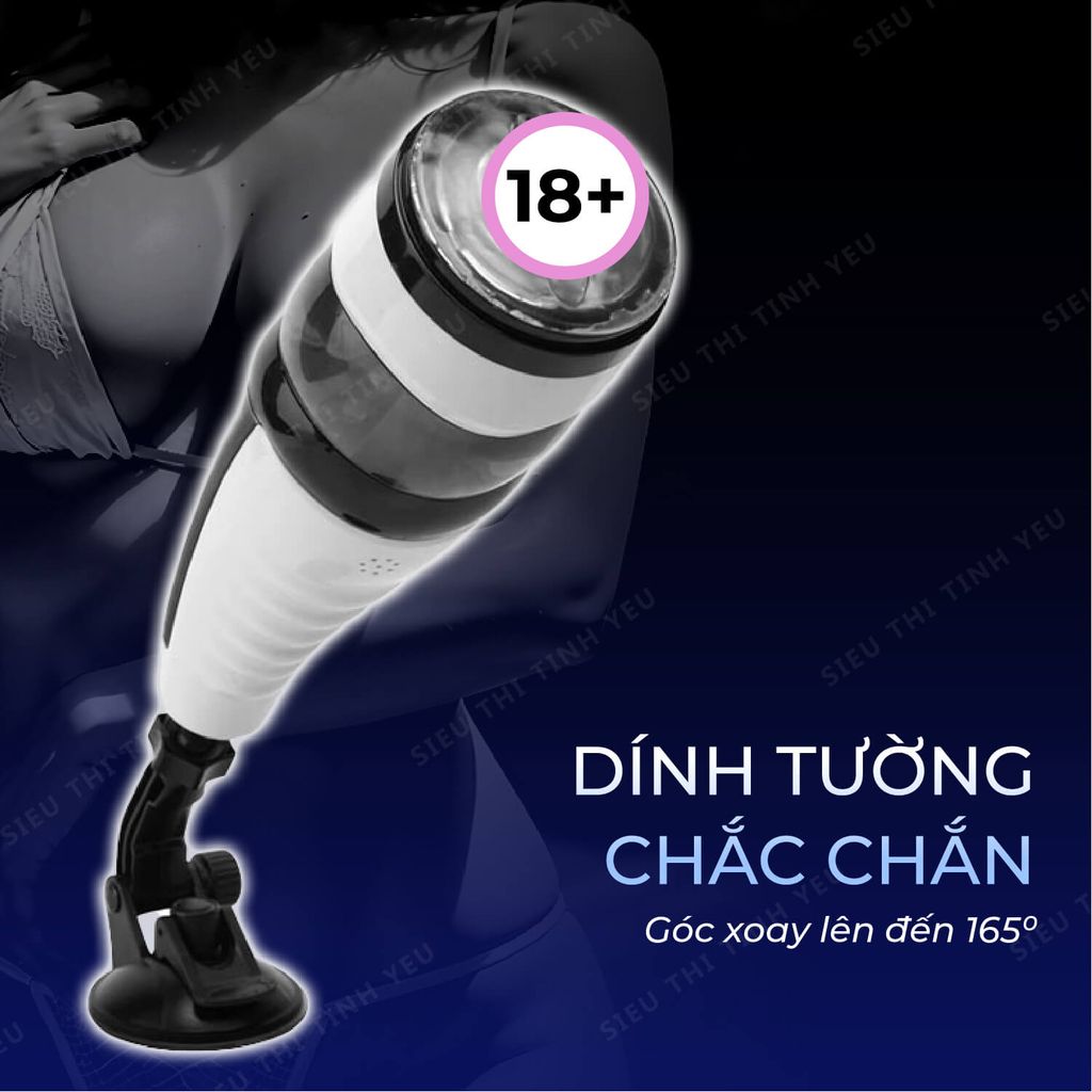 Âm đạo giả dính tường Ailighter Katerina IV có rung thụt xoay ngoáy đa chế độ có âm thanh pin sạc