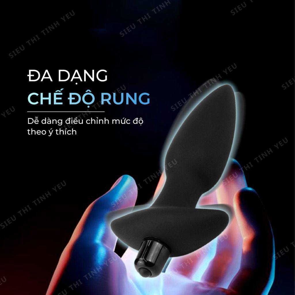 Trứng rung hậu môn LoveToy Fantasy Anal Plug 10 chế độ rung dùng pin