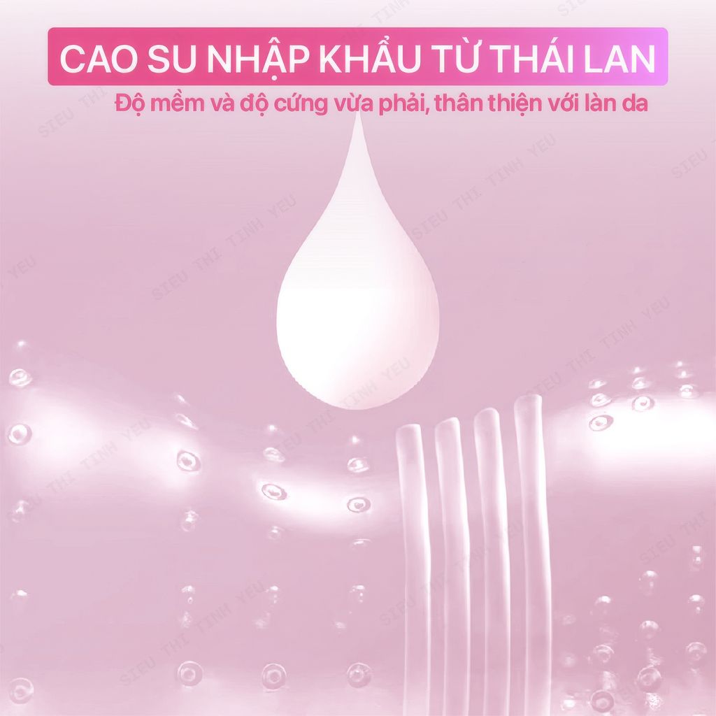 Bao cao su thân gai xoắn ốc Hộp 10 cái