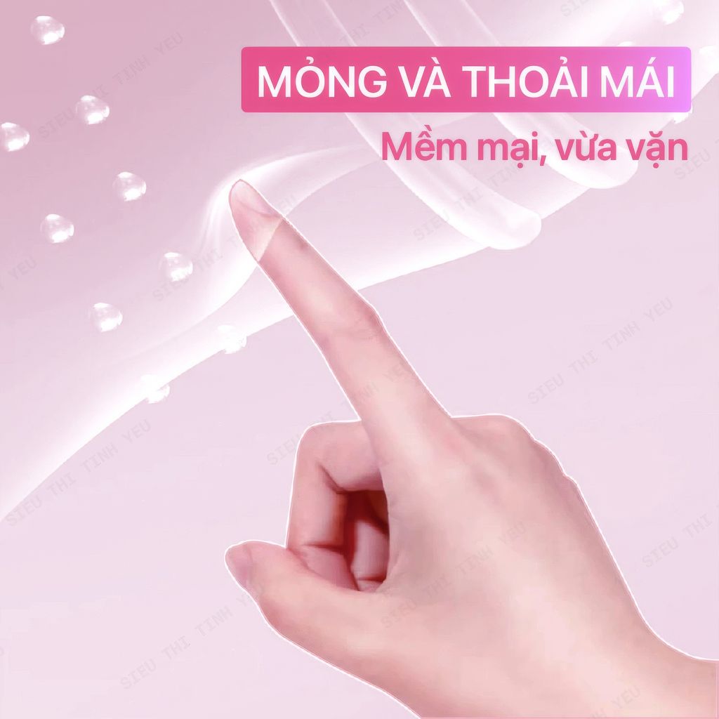 Bao cao su thân gai xoắn ốc Hộp 10 cái