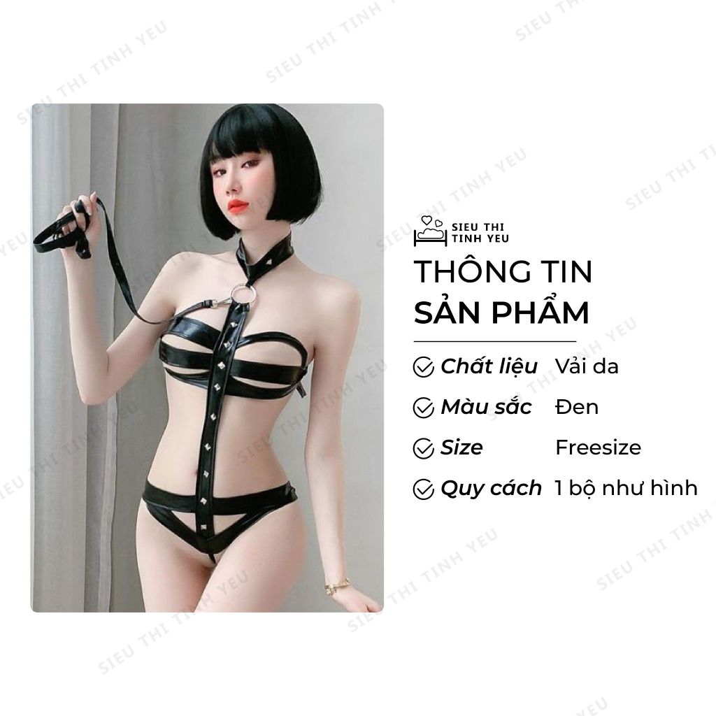 Thời trang Cosplay Sexy miêu nữ màu đen