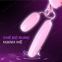 Trứng rung 2 đầu dùng pin