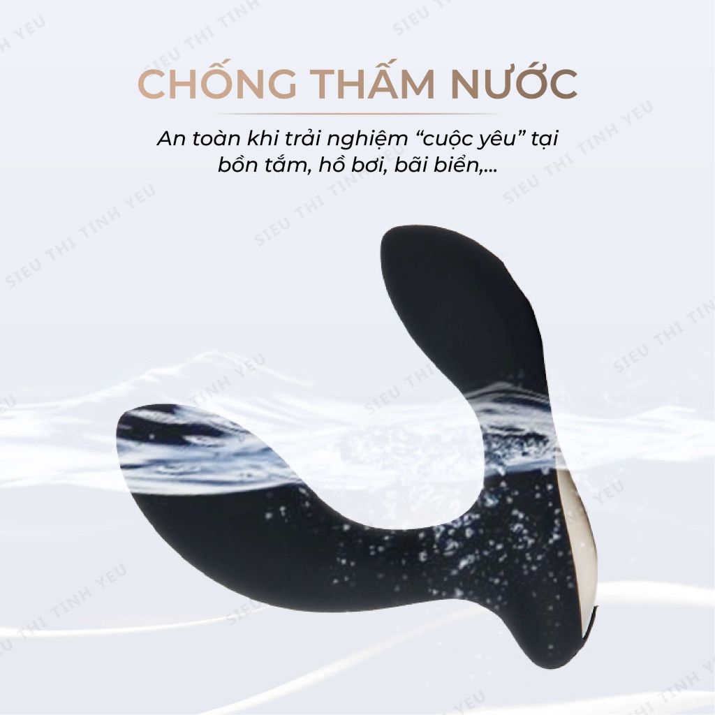 Trứng rung hậu môn LeLo Hugo rung 8 chế độ pin sạc