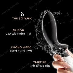 Trứng rung hậu môn LeLo Loki rung 6 chế độ pin sạc