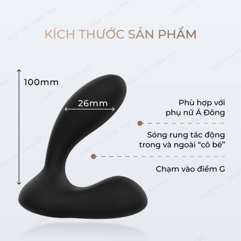 Trứng rung hậu môn Svakom Vick đa tần số rung sạc điện