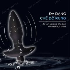 Trứng rung hậu môn Yeain Fantasy Anal Plug 10 chế độ rung dùng pin