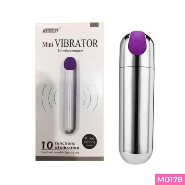 Trứng rung hậu môn Yeain Mini Vibrator hình viên đạn 10 tốc độ rung