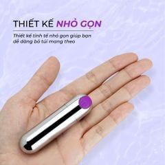 Trứng rung hậu môn Yeain Mini Vibrator hình viên đạn 10 tốc độ rung