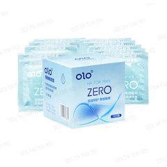 Bao cao su OLO Zero HA For Man siêu mỏng nhiều gel bôi trơn Hộp 10 cái