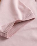  Áo Polo trơn thêu logo ngực ESTP038 - Hồng phớt 