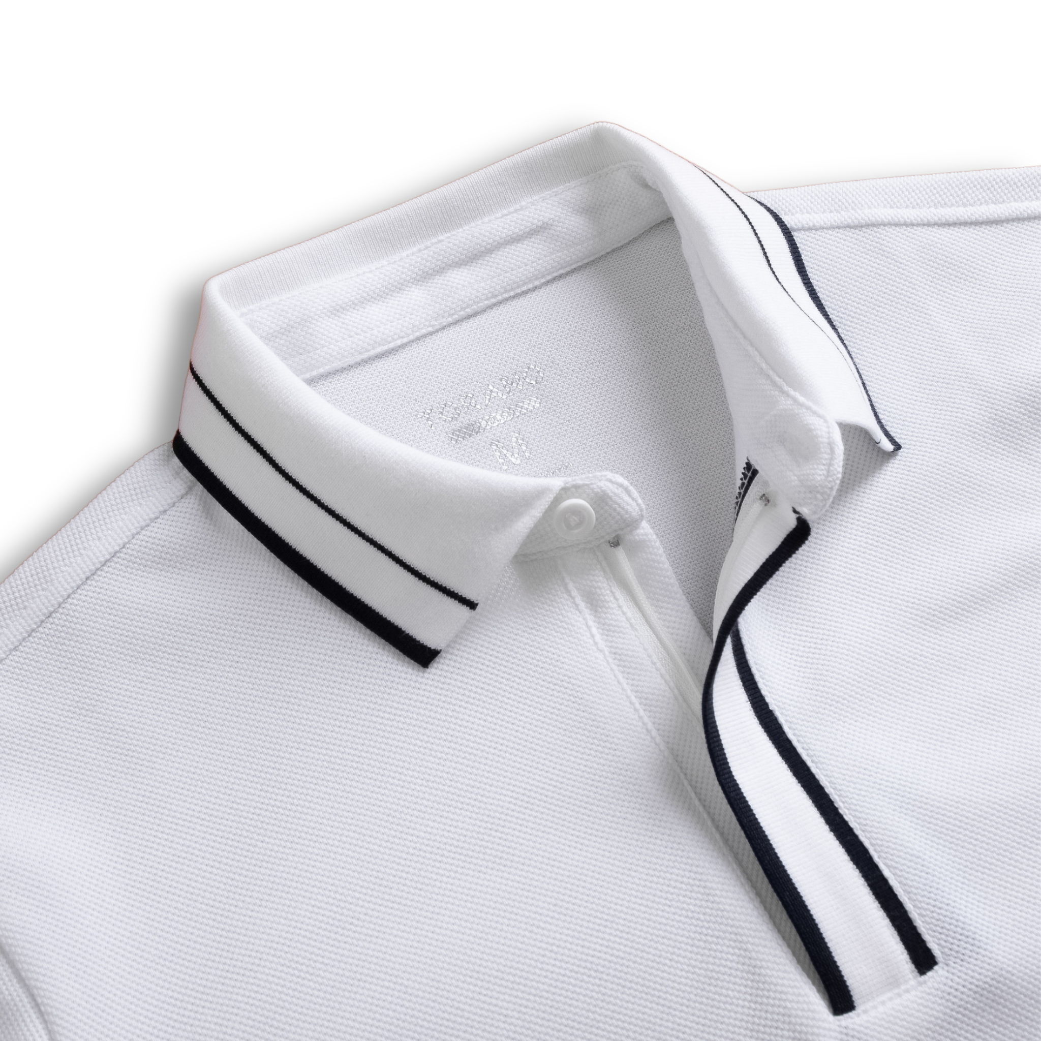  Áo polo trơn bo kẻ logo ngực TRN FSTP012 