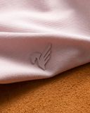  Áo Polo trơn thêu logo ngực ESTP038 - Hồng phớt 