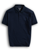 Áo Polo trơn basic thêu logo ngực ESTP038 - Xanh navy