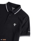  Áo Polo trơn bo kẻ thêu logo ngực TRN FSTP055 