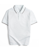  Áo Polo trơn bo kẻ in logo Horse FSTP037 