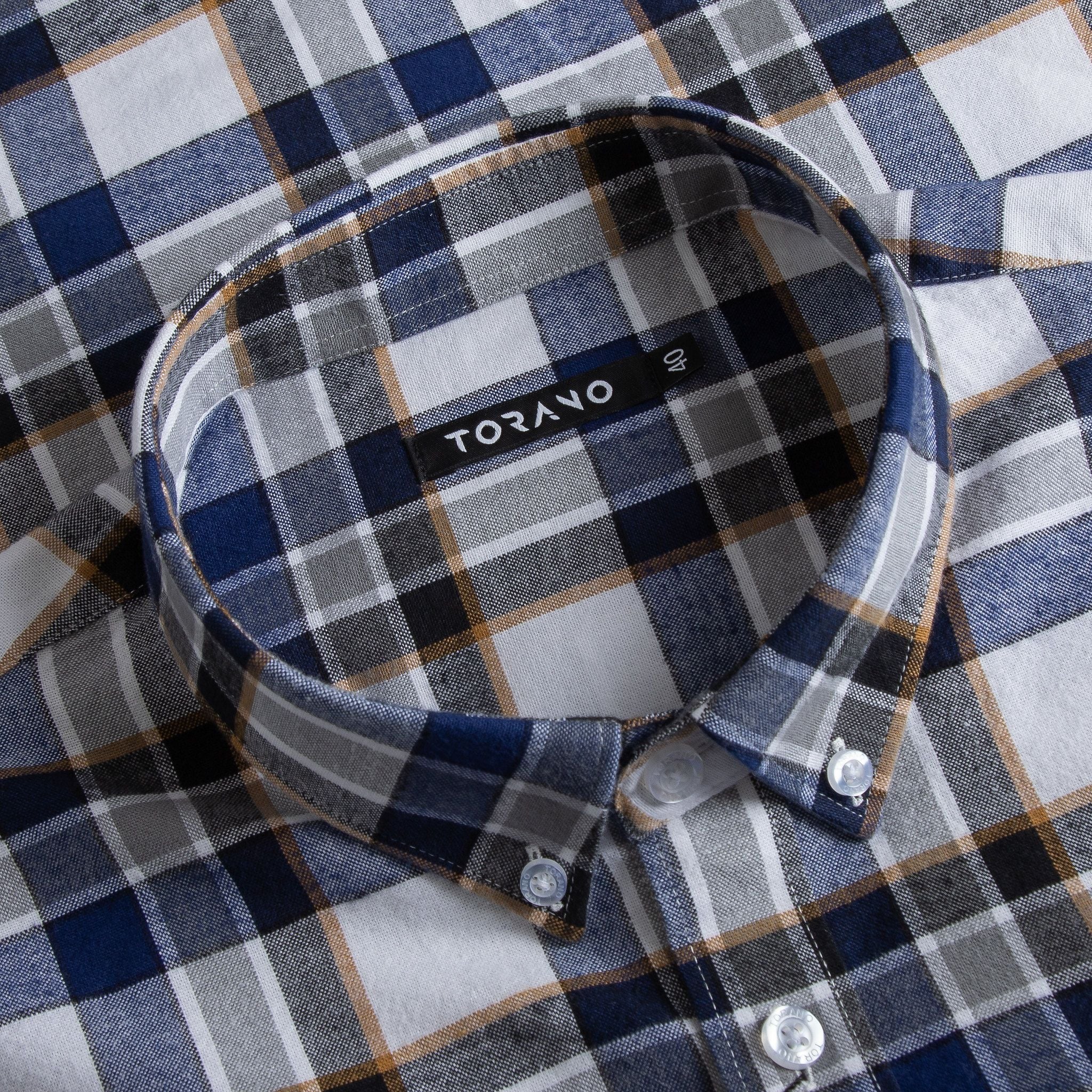  Sơ mi dài tay kẻ Checkerboard DATB417 