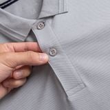  Áo Polo trơn basic thêu logo ngực ESTP038 - Xanh ngọc 