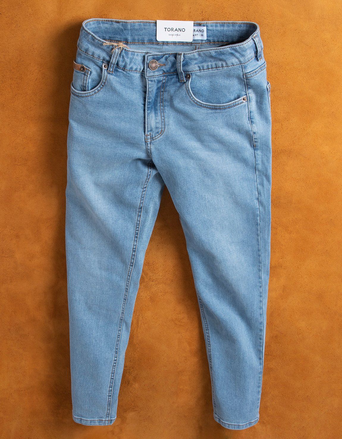  Quần Jeans basic slim 2.FABJ007 