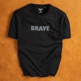  Áo T shirt họa tiết in Brave FSTS004 