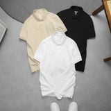  Áo Polo trơn bề mặt hiệu ứng FSTP056 