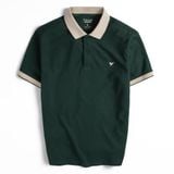  Áo Polo trơn bo kẻ FSTP003 