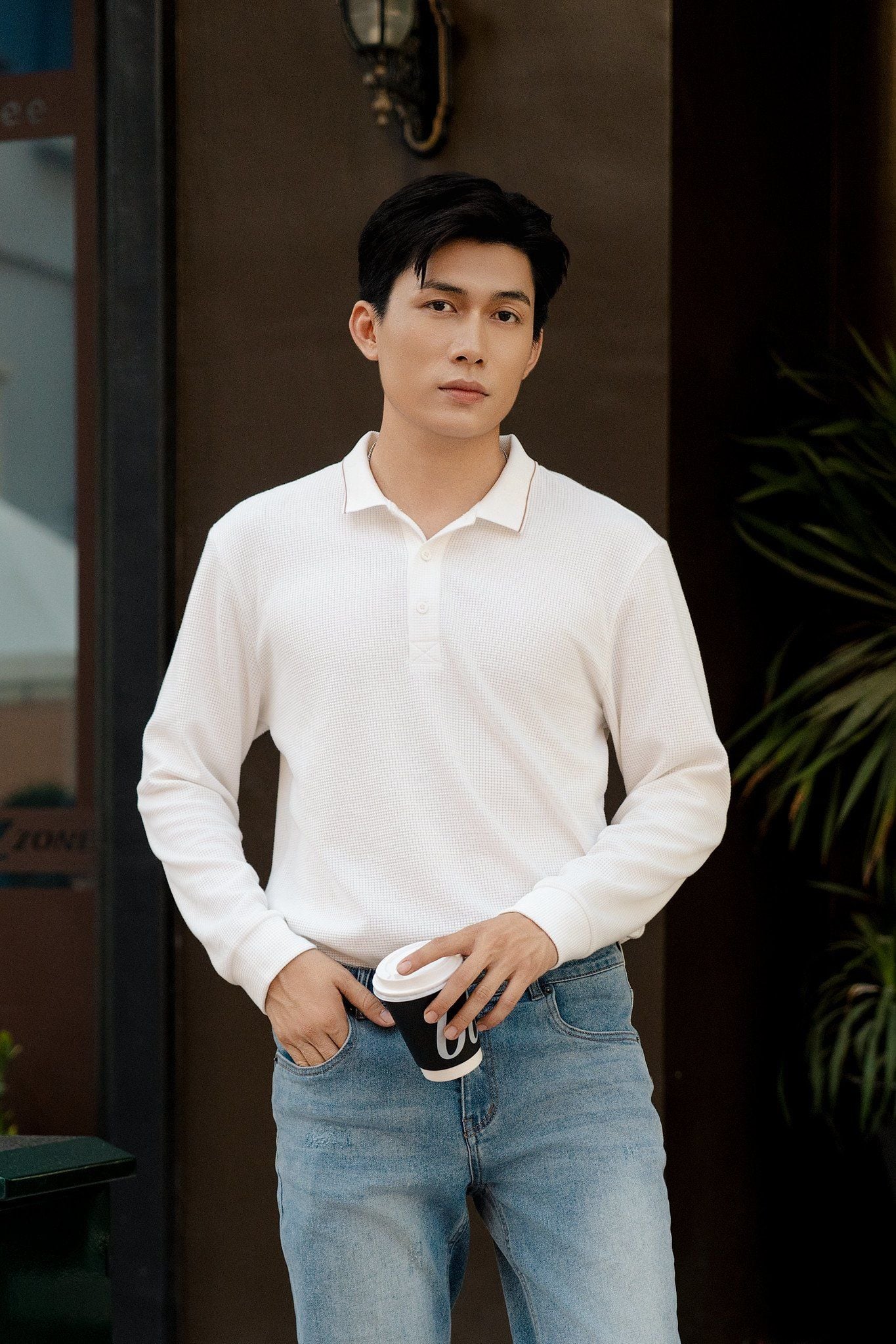  Áo Polo dài tay basic FWTP065 