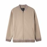  Áo Khoác nỉ vải hiệu ứng đáp logo Horse cao su FWCS004 