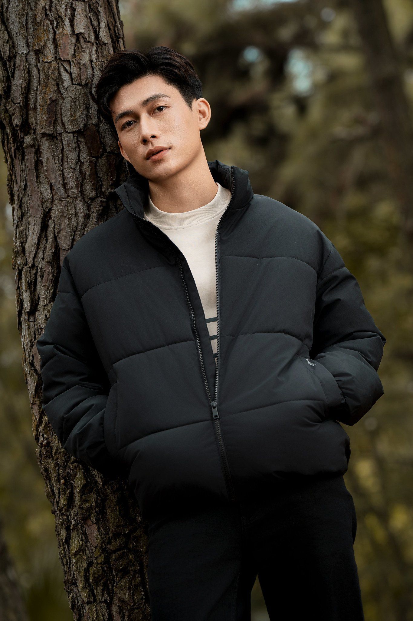  Áo khoác Puffer cổ cao FWCF004 