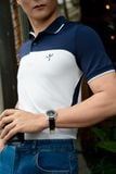  Áo polo can phối thêu logo đại bàng GSTP047 