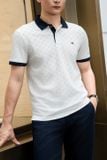  Áo polo monogram in tràn họa tiết GSTP051 