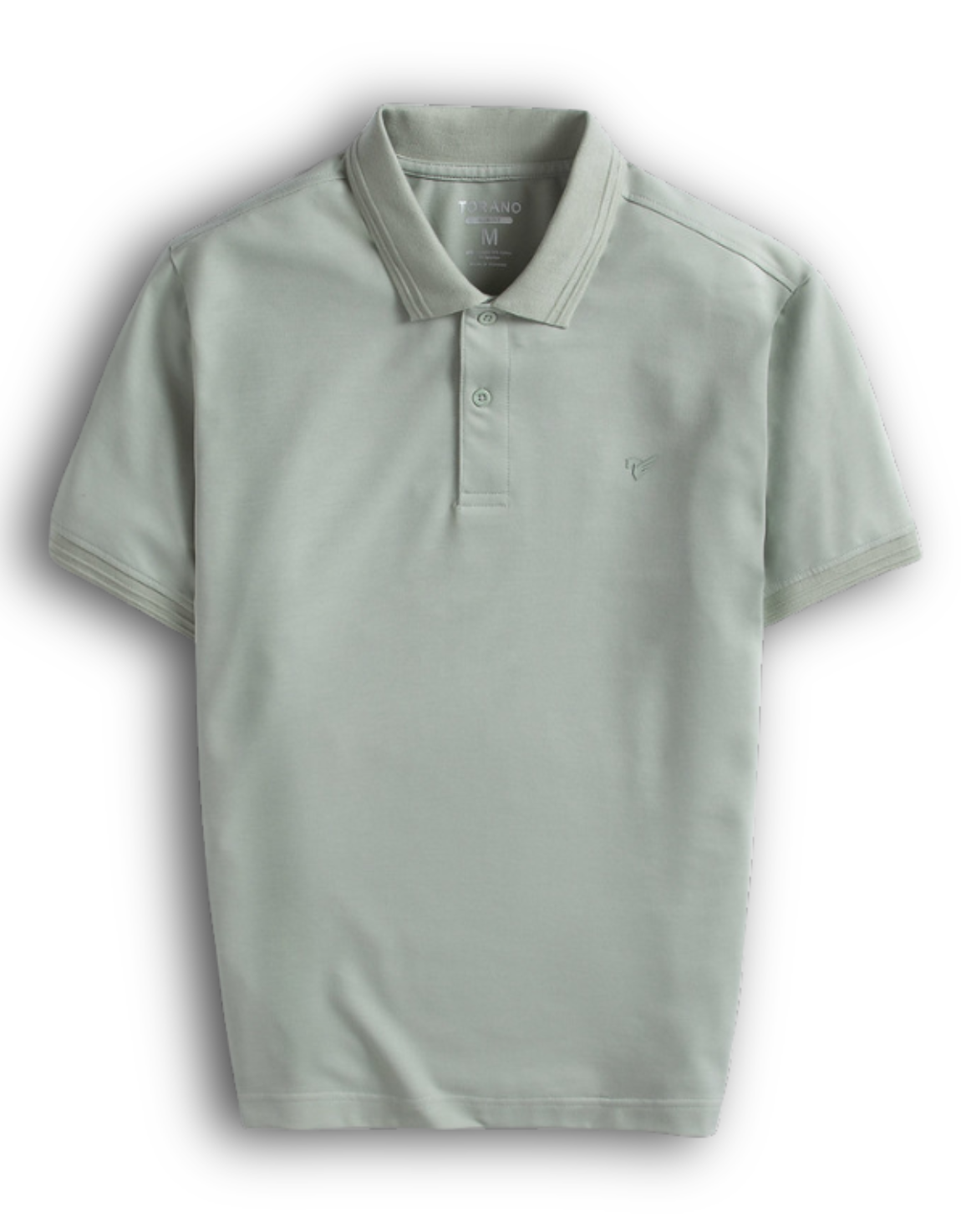  Áo Polo trơn basic thêu logo ngực ESTP038 - Xanh mint nhạt 