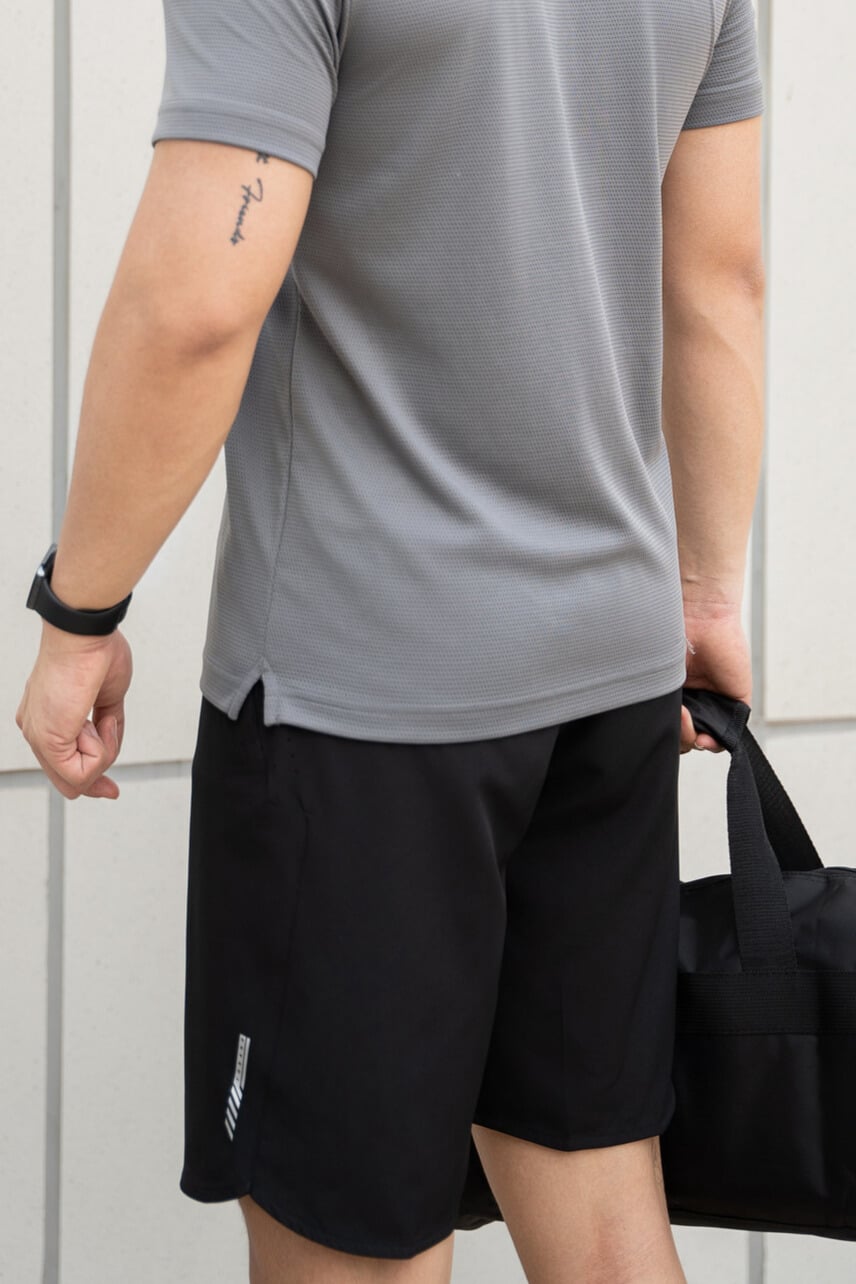 Quần short gió basic phối chun cạp FSBW001 — ảnh phẳng