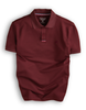 Áo polo trơn bo kẻ thêu logo ngực GSTP066