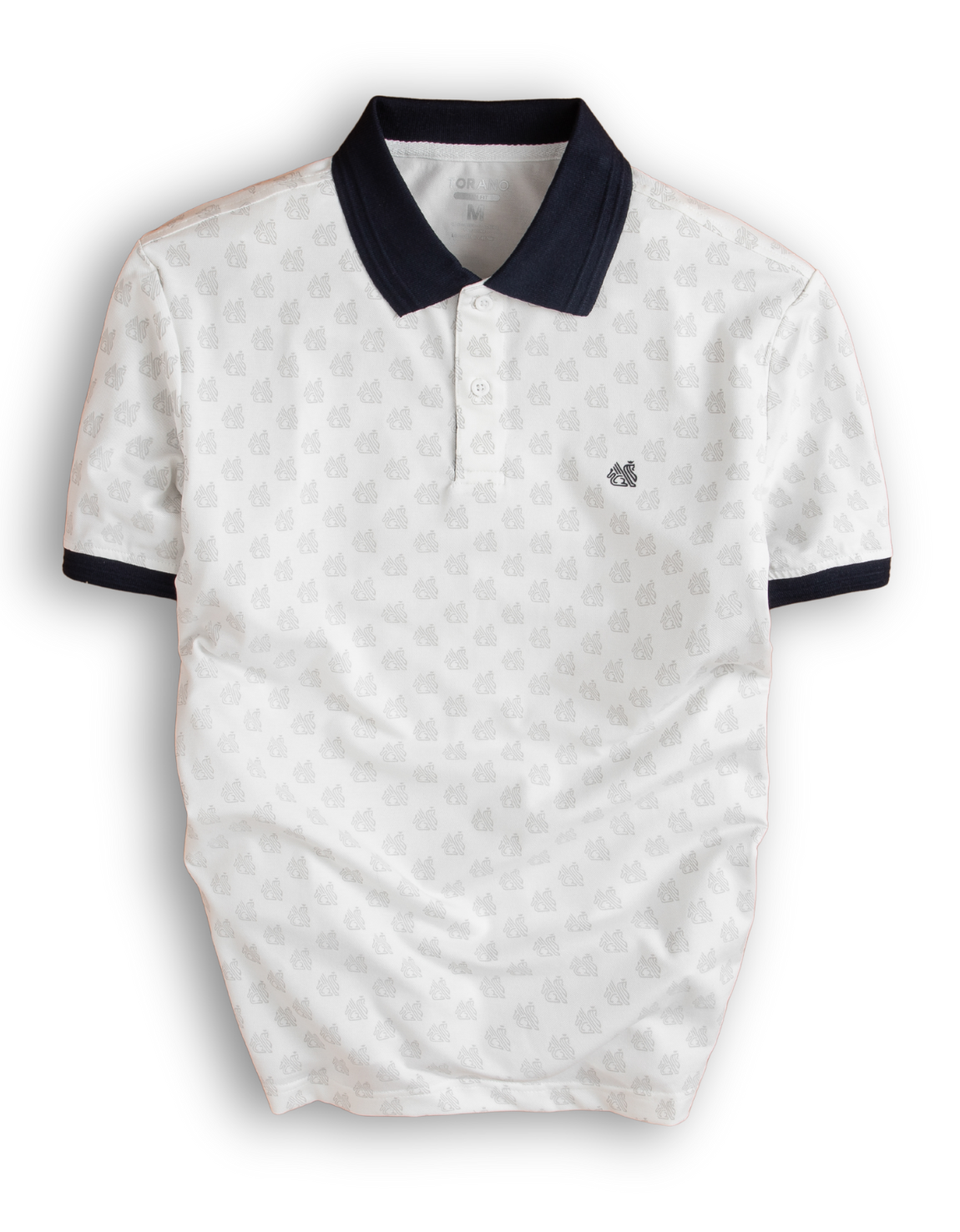  Áo polo monogram in tràn họa tiết GSTP051 